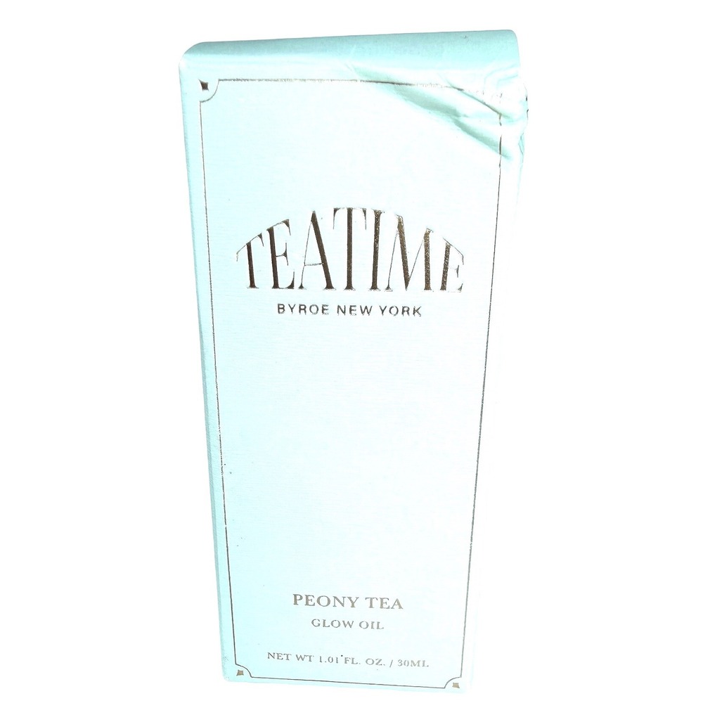 Byroe New York Teatime Peony Tea Glow Oil Facial Primer 1.01oz 30ml New